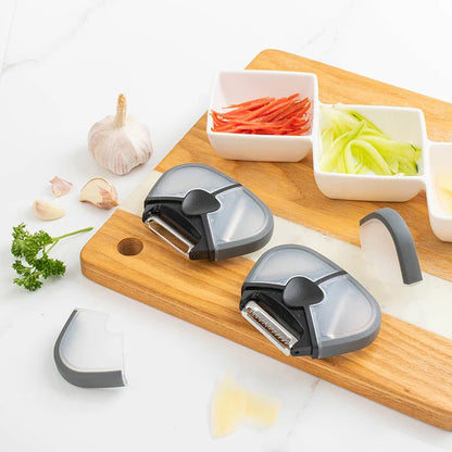 Three-in-One Multi-Function Paring Knife – Fruit Peeler, Potato & Melon Planer